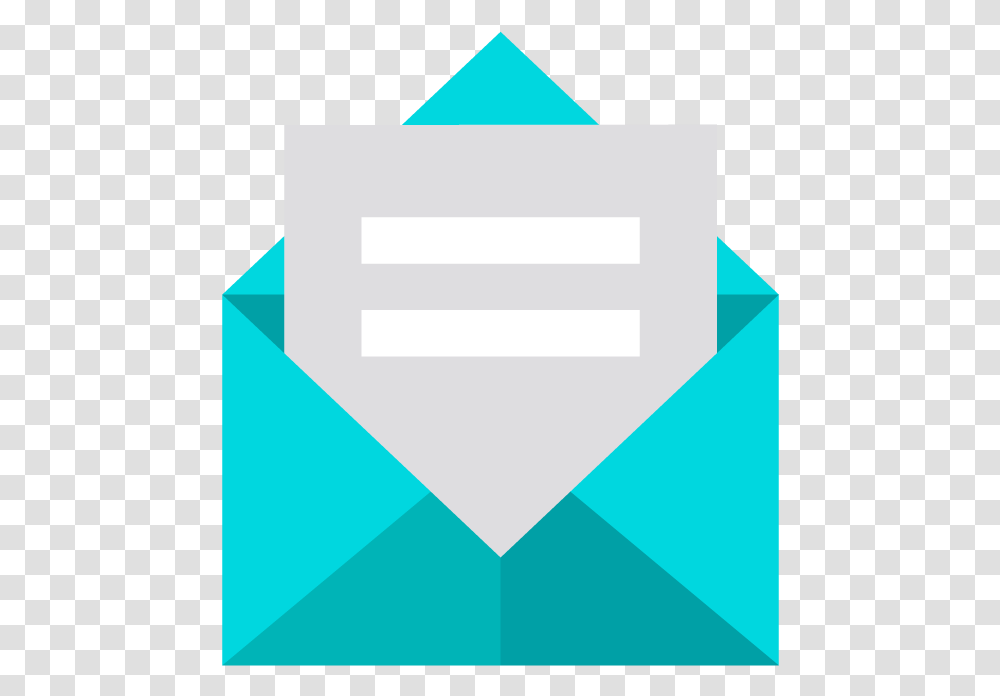 Open Envelope Graphic Design, Mail, Triangle Transparent Png