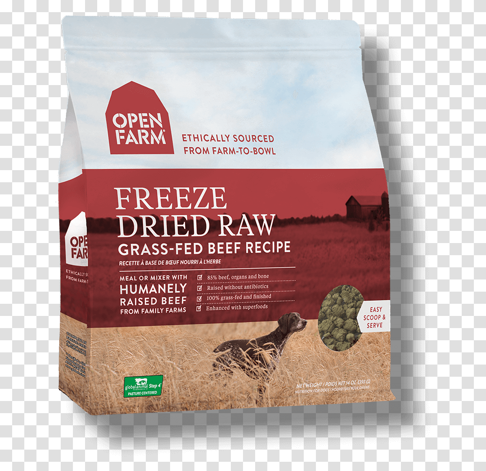Open Farm Freeze Dried Dog Food, Advertisement, Poster, Flyer, Paper Transparent Png