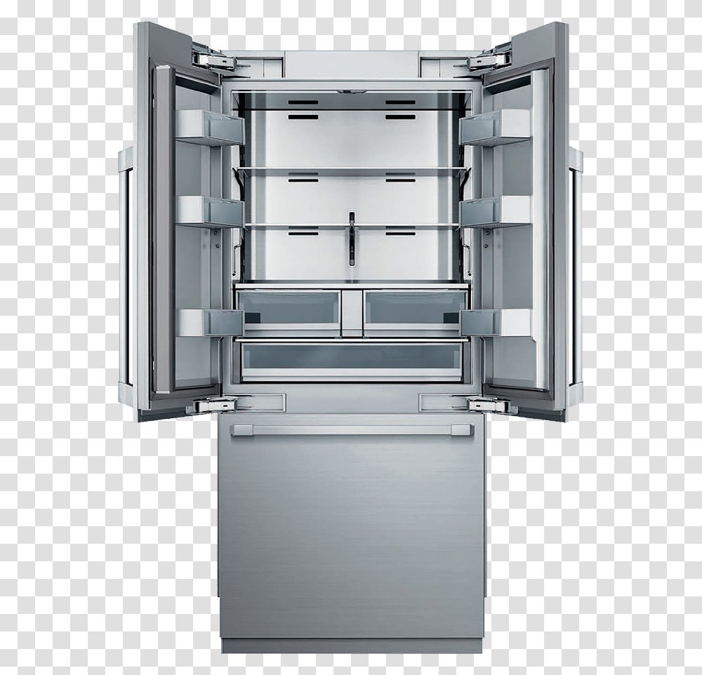Open French Door Refrigerator Dacor Modernist Refrigerator, Appliance Transparent Png