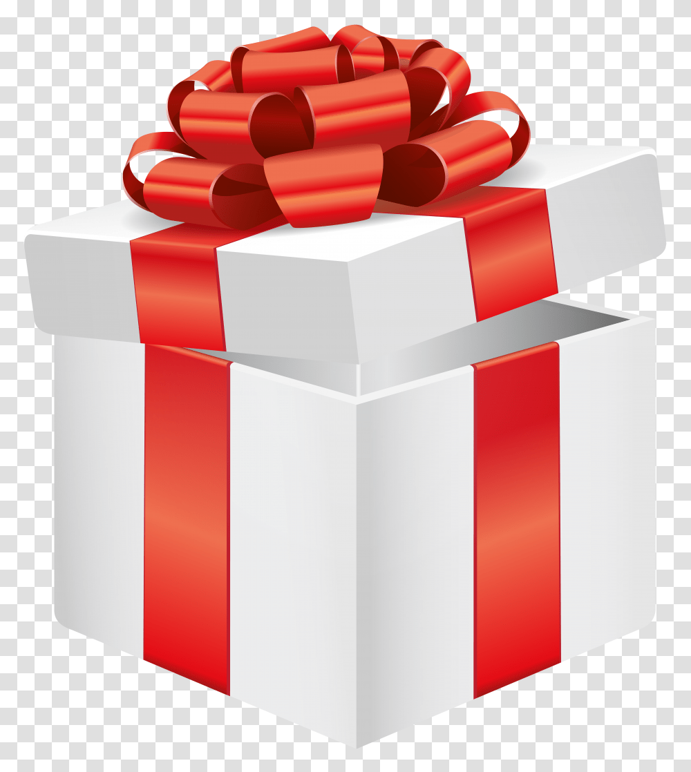 Open Gift Box White Clip Art Gallery Transparent Png