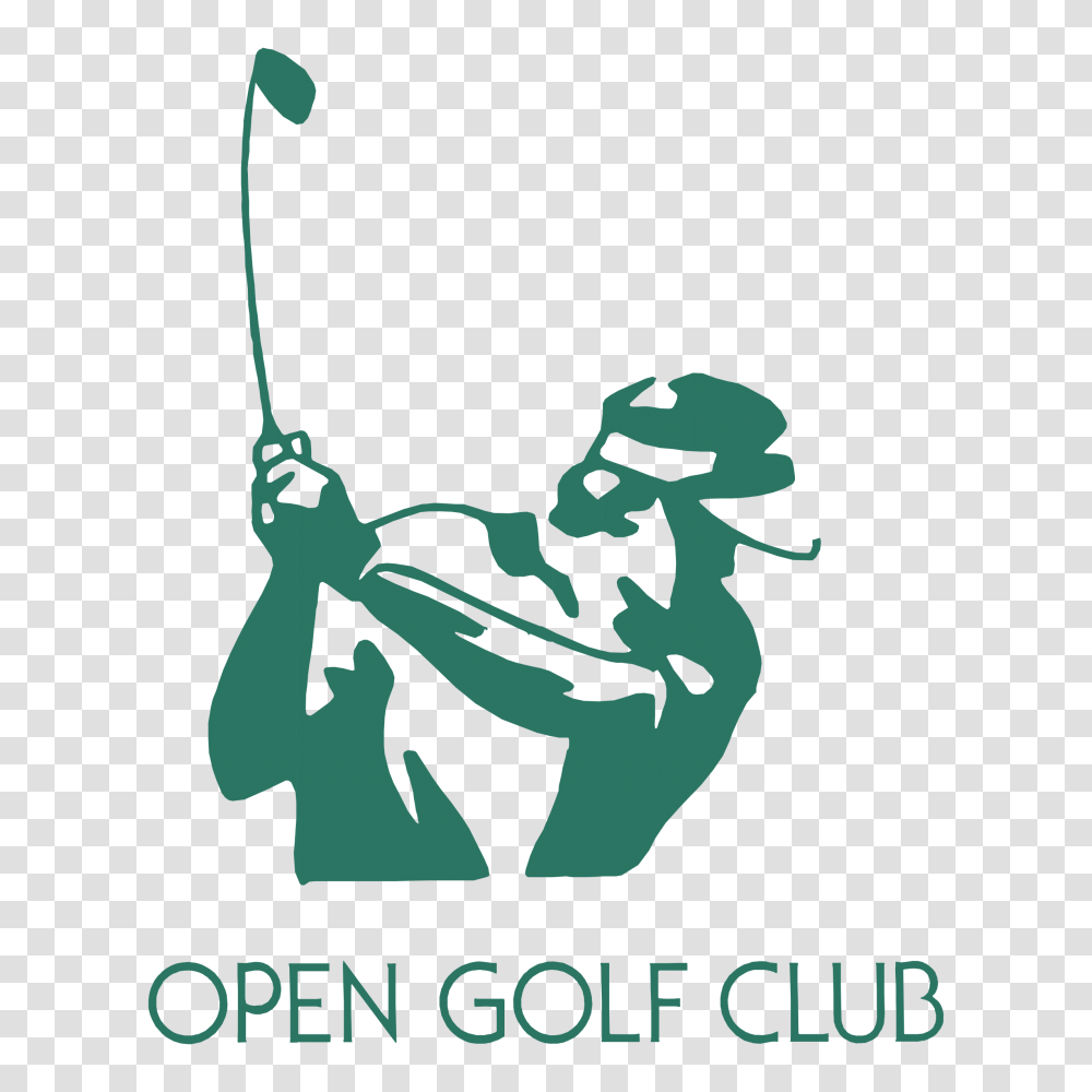 Open Golf Club Logo Vector, Person, Human, Poster, Advertisement Transparent Png