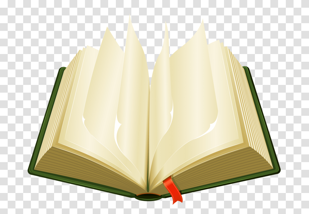 Open Green Book, Novel Transparent Png