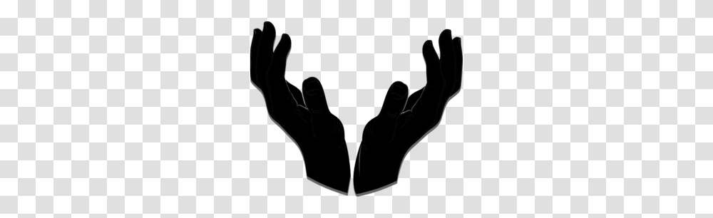 Open Hands Clipart Look, Person, Silhouette, Fist, People Transparent Png