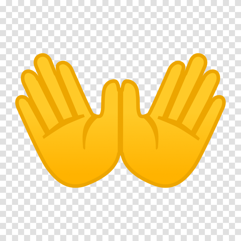 Open Hands Icon Noto Emoji People Bodyparts Iconset Google, Apparel, Glove Transparent Png