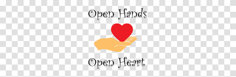 Open Hands Open Heart, Label Transparent Png