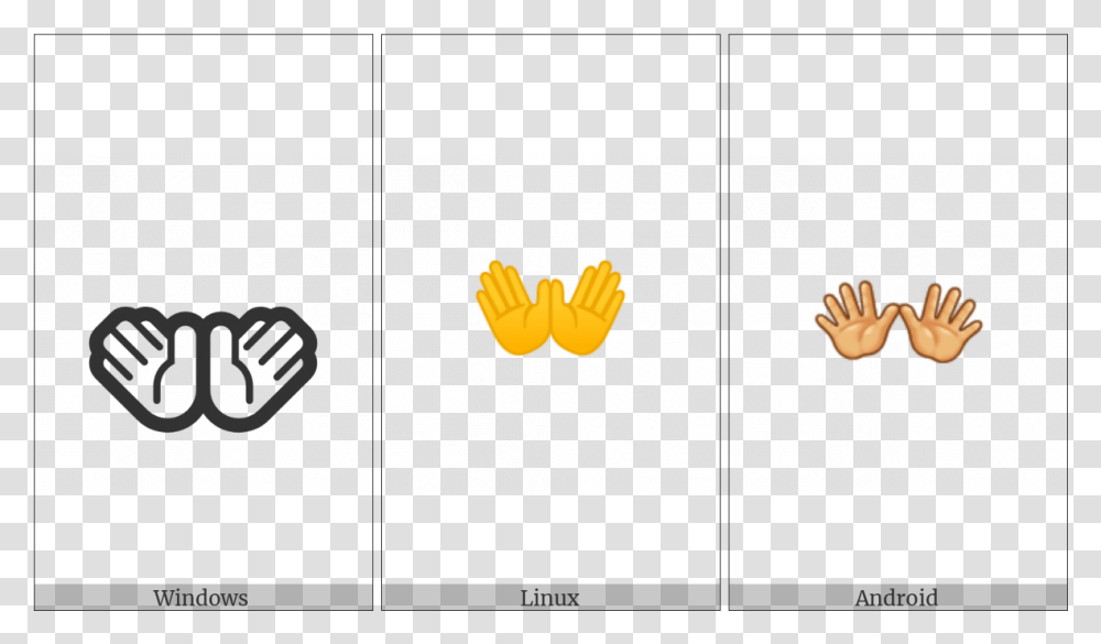 Open Hands Sign On Various Operating Systems Illustration, Fist, Finger Transparent Png