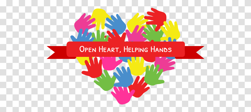 Open Heart Helping Hands Tomorrow's Heroes Today Logo Helping Hands, Graphics, Plant, Flower, Blossom Transparent Png