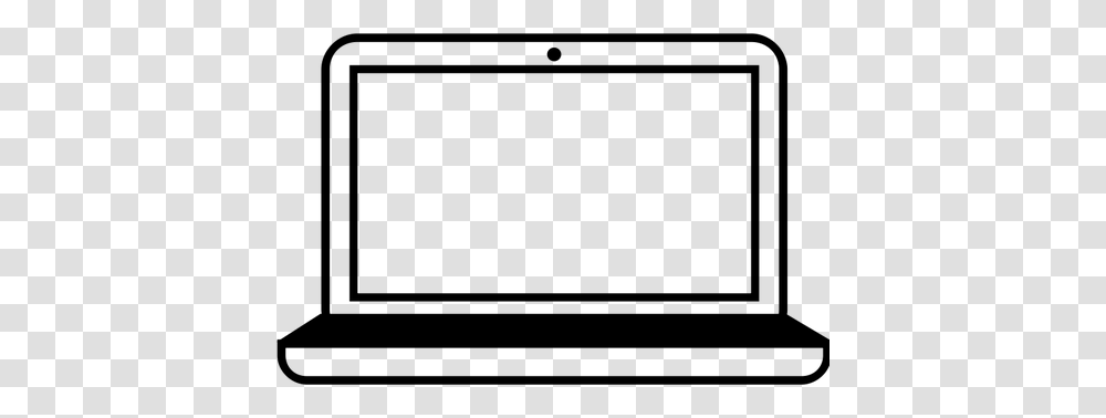 Open Laptop With Webcam Vector Clip Art, Gray, World Of Warcraft Transparent Png