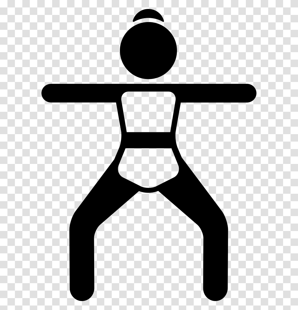 Open Legs And Arms Position Pilates Cartoon Black And White, Stencil, Silhouette, Hand Transparent Png