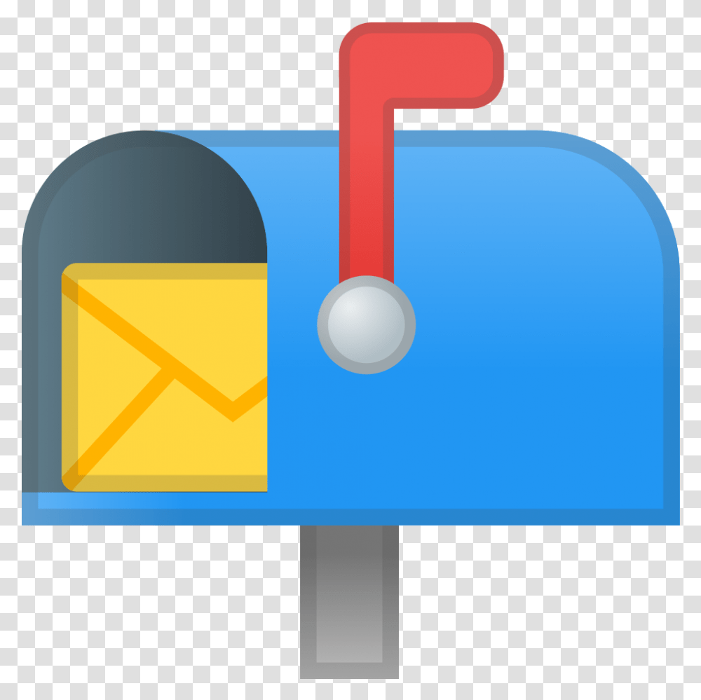 Open Mailbox With Raised Flag Icon Mail Emoji, Letterbox, Security Transparent Png