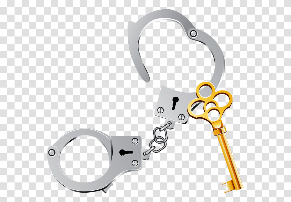 Open Military Handcuffs Key And Handcuffs, Sink Faucet, Weapon, Alphabet Transparent Png
