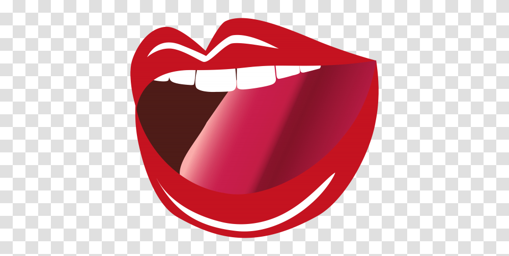 Open Mouth Clipart Image, Teeth, Lipstick, Cosmetics Transparent Png