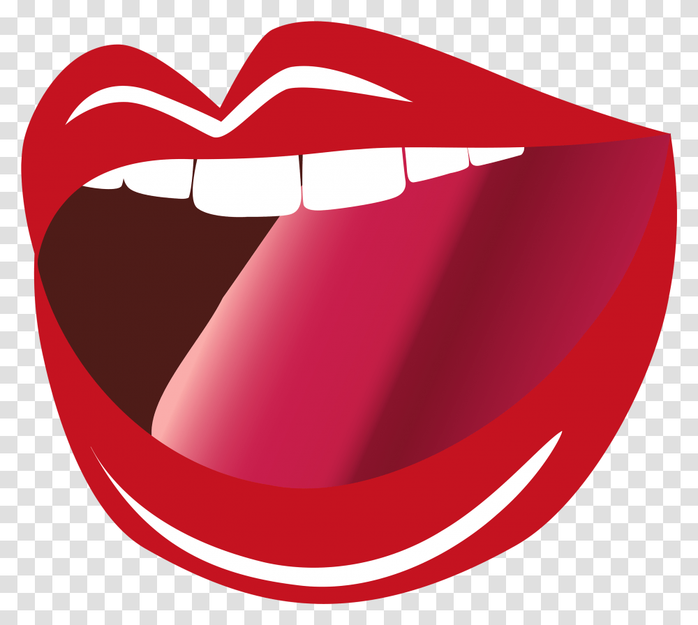 Open Mouth Clipart Image, Teeth, Tongue Transparent Png