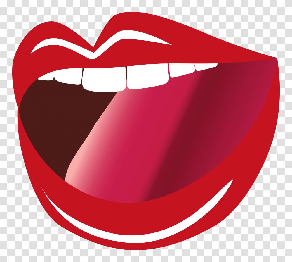 Open Mouth Clipart, Teeth, Tongue Transparent Png