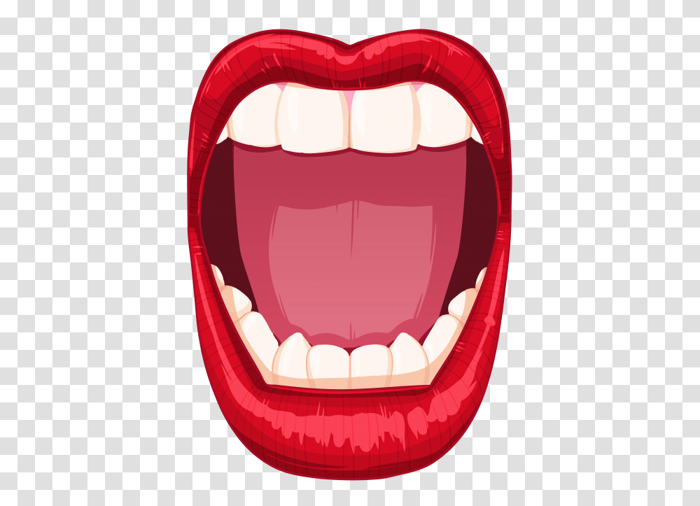 Open Mouth, Lip, Teeth, Tongue Transparent Png