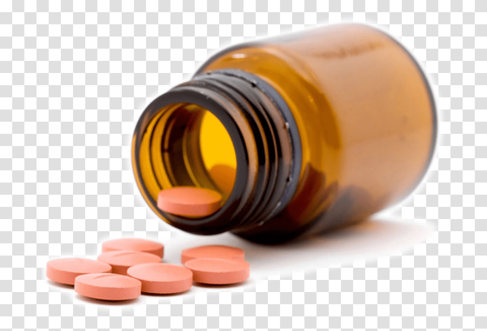 Open Pill Bottle Pharmacy, Medication, Capsule Transparent Png