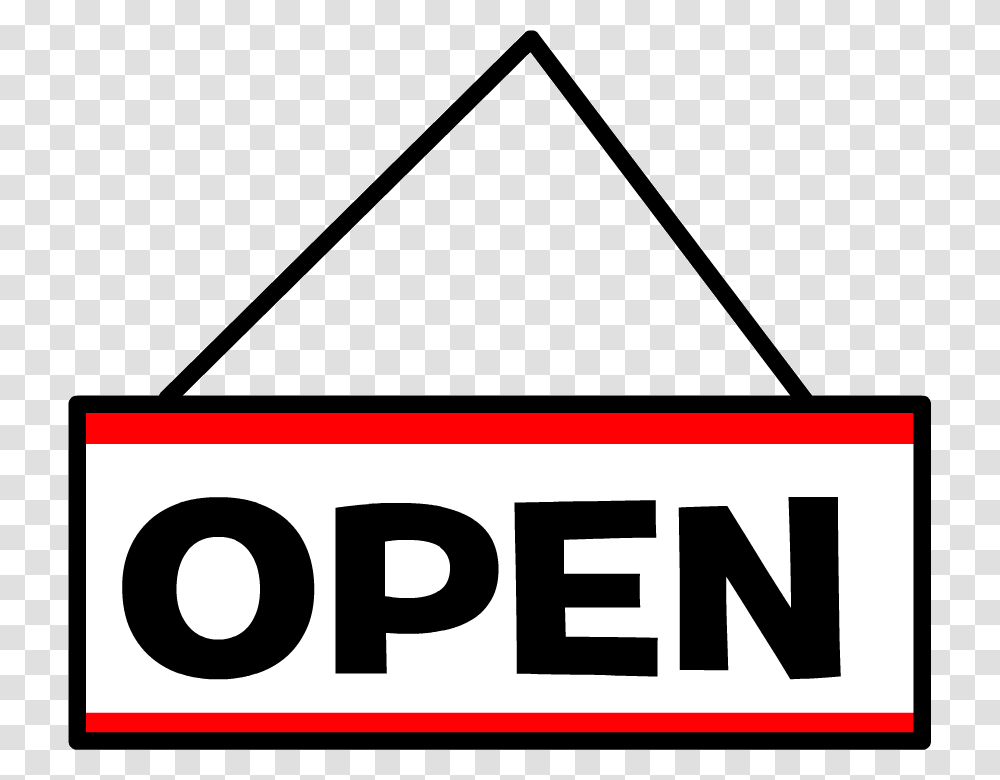 Open Sign Clip Art, Label, Triangle Transparent Png