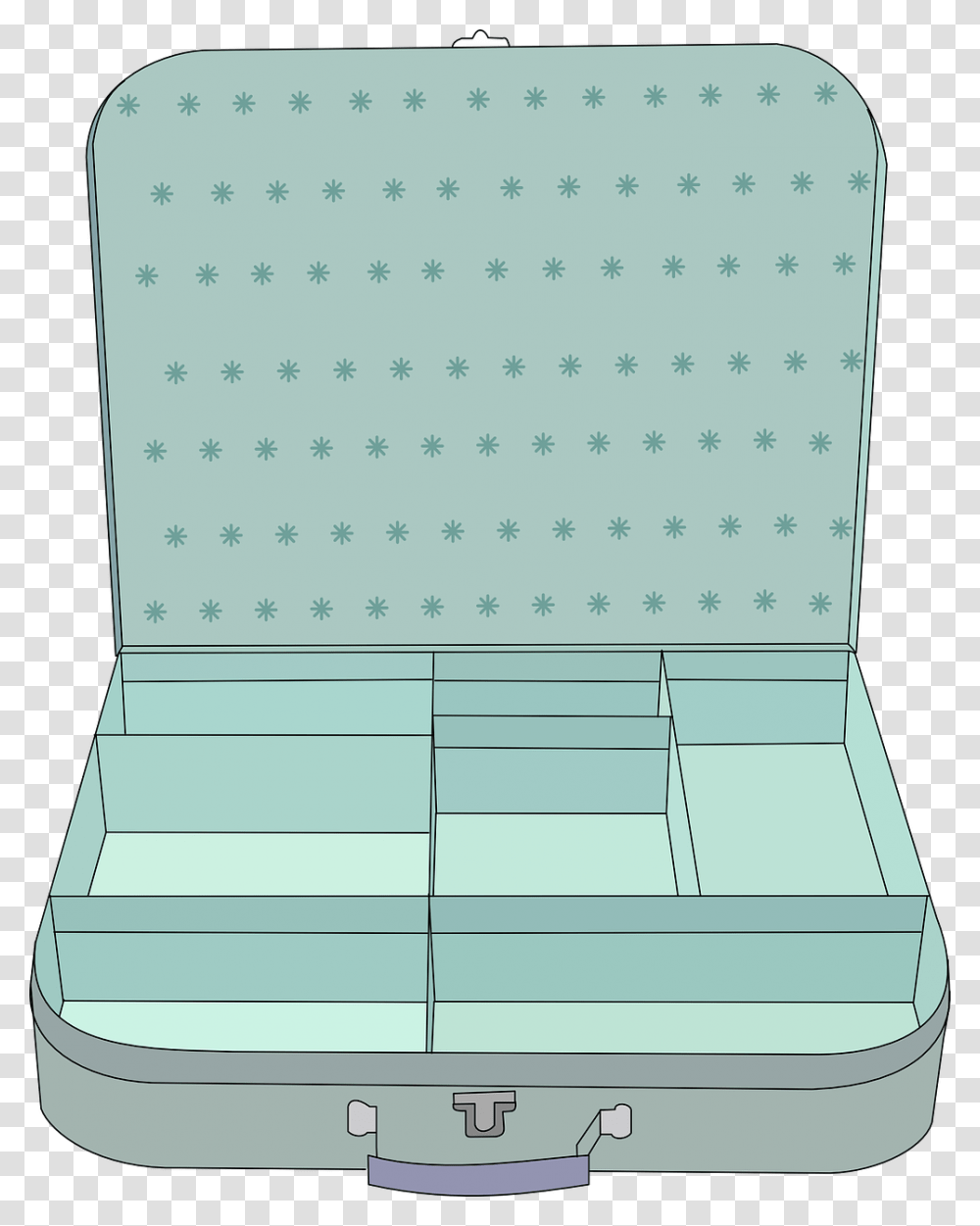 Open Suitcase Clipart, Label, Bag, Rug Transparent Png
