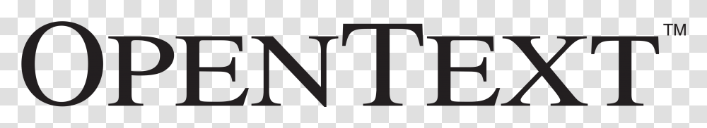 Open Text Logo, Stencil Transparent Png