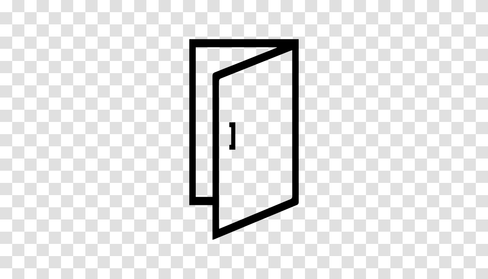 Open The Door Door Open Enter Sign Icon With And Vector, Gray, World Of Warcraft Transparent Png