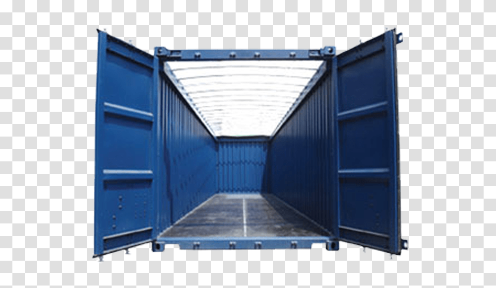 Open Top Container, Shipping Container, Freight Car, Vehicle, Transportation Transparent Png