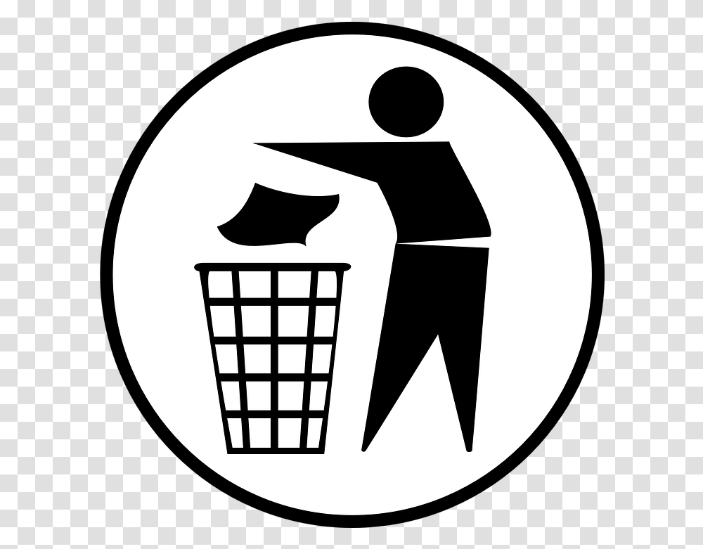 Open Trash Can Clipart, Sign, Logo, Trademark Transparent Png