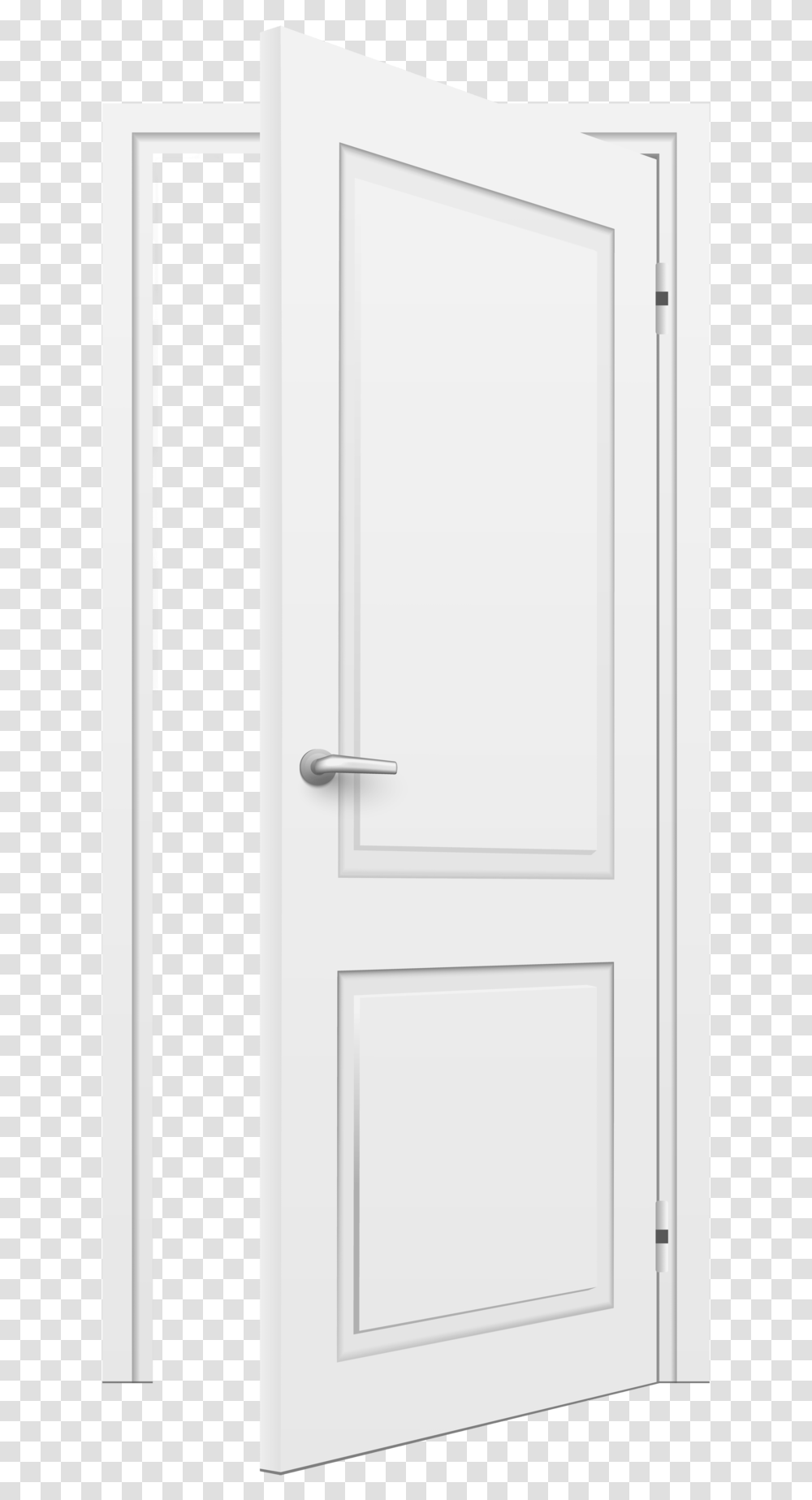 Open White Door Design, French Door, Interior Design, Indoors, Sliding Door Transparent Png