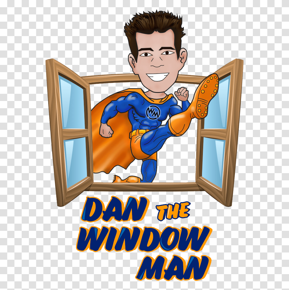 Open Window Cartoon, Person, Human, Picture Window, Poster Transparent Png