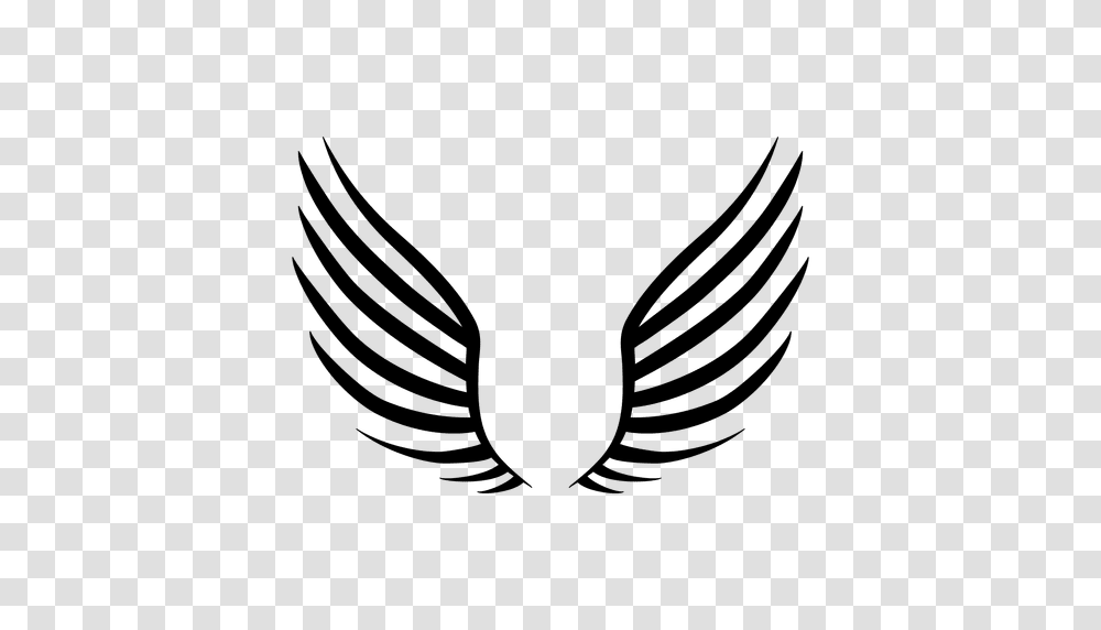 Open Wings Silhouette, Bird, Animal, Logo Transparent Png