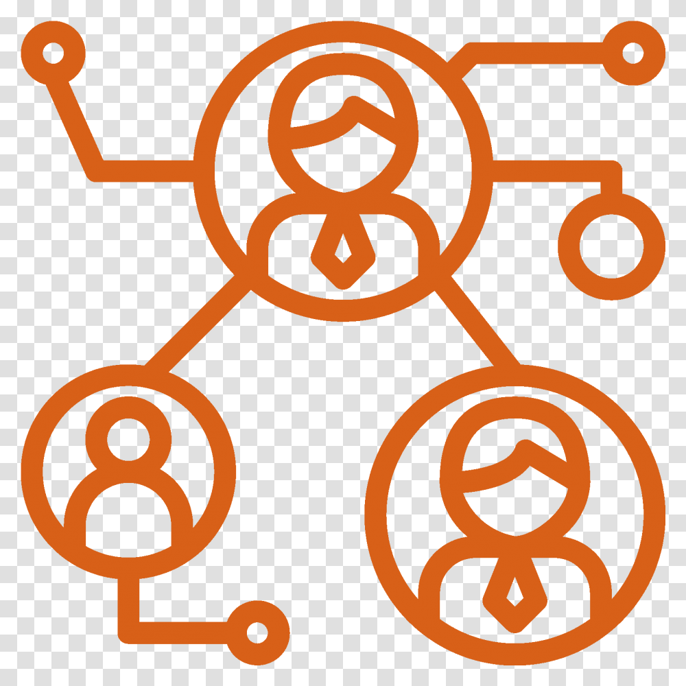 Opencities Map Thailand Connect People Icon Orange, Symbol, Logo, Trademark, Lawn Mower Transparent Png