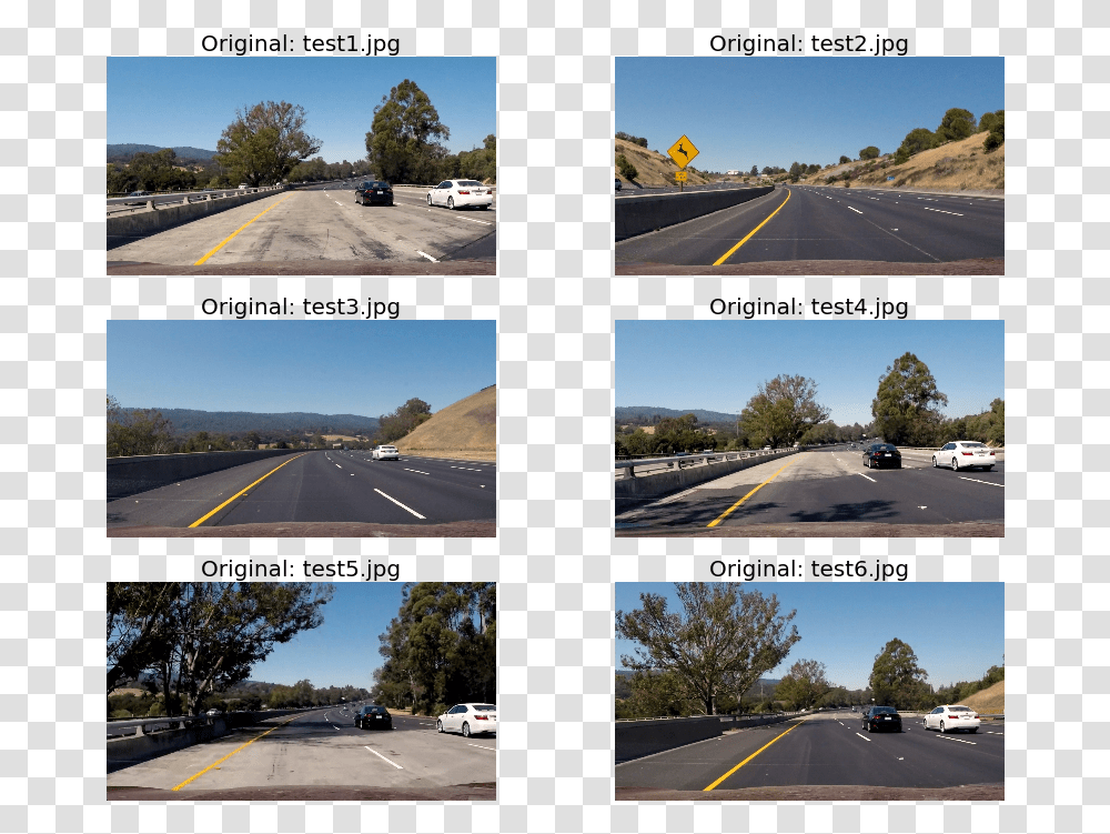 Opencv Camera Calibration Undistort, Road, Tarmac, Freeway, Highway Transparent Png