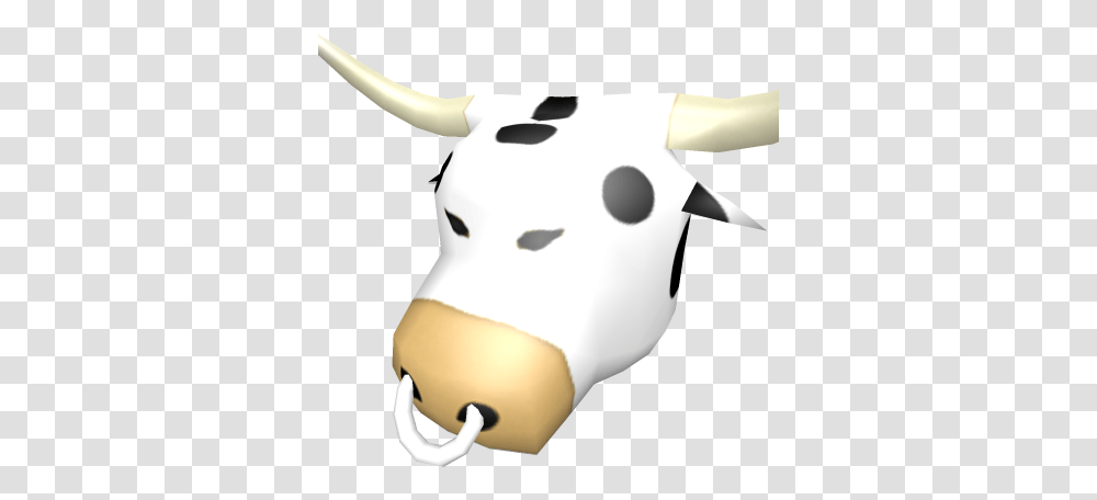 Opened Gift Of The Cow Bell Head Roblox Dairy Cow, Cattle, Mammal, Animal, Longhorn Transparent Png
