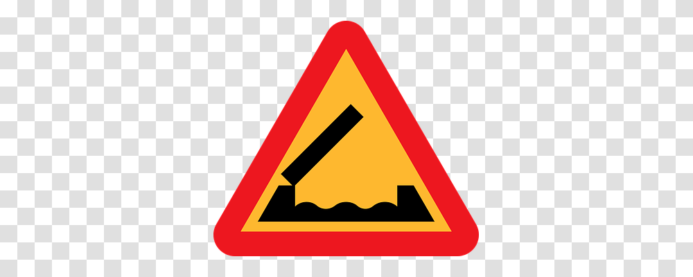 Opening Bridge Architecture, Road Sign, Triangle Transparent Png
