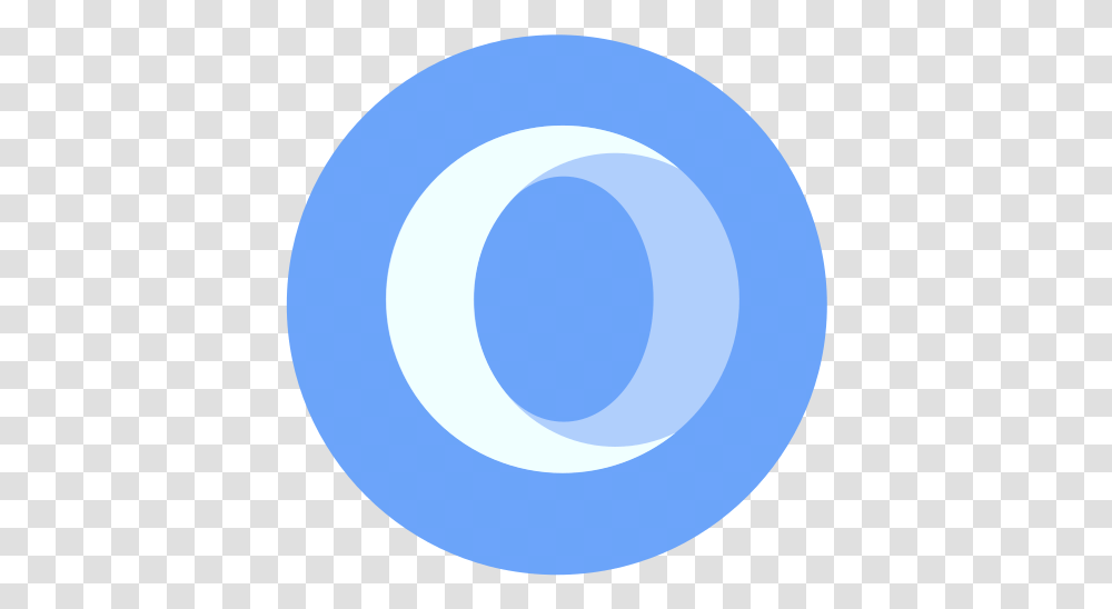 Opera Beta Free Icon Of Zafiro Apps Opera Browser Blue Icon, Sphere, Text, Food, Egg Transparent Png