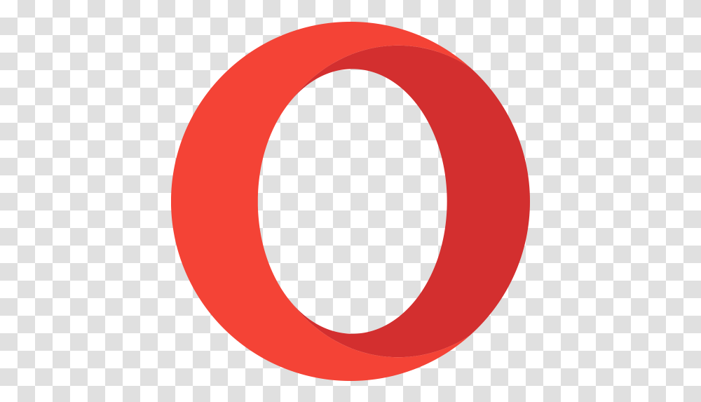 Opera Logo Icon Of Flat Style Opera Browser, Text, Alphabet, Number, Symbol Transparent Png