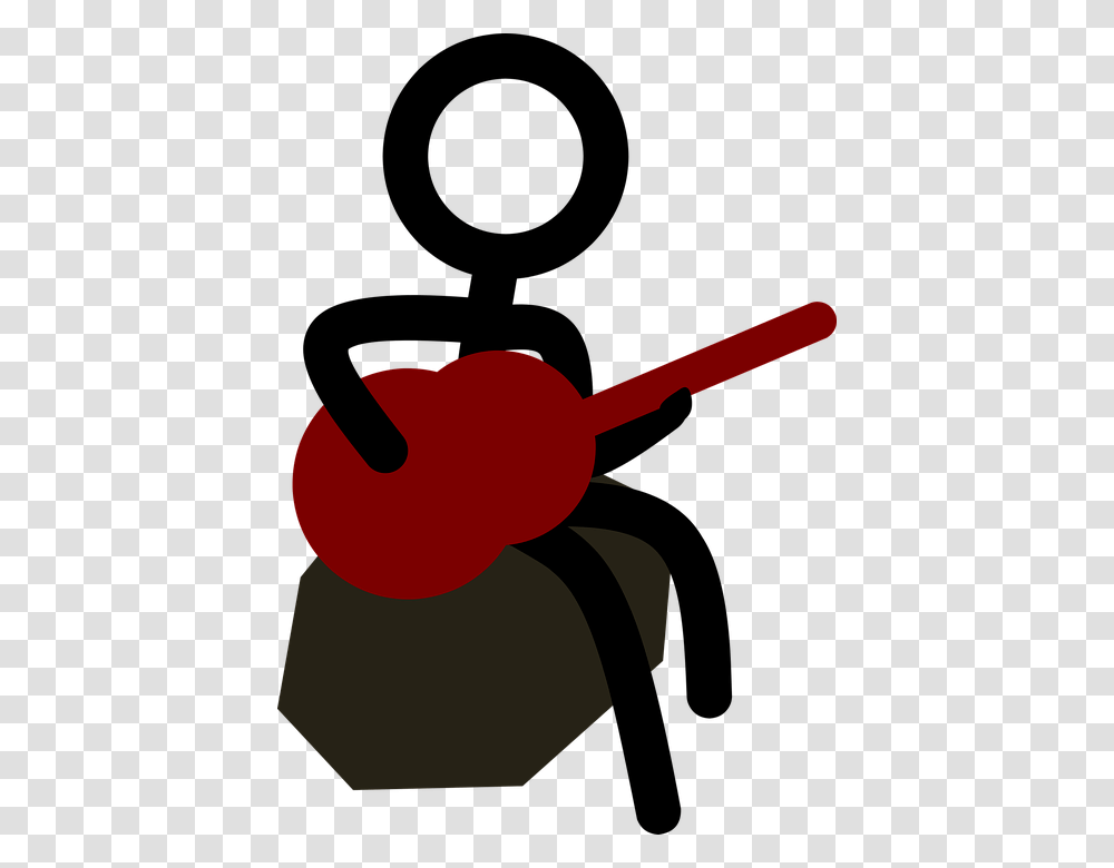 Opera Singer Clipart Guitar, Silhouette, Key, Smoke Pipe, Adapter Transparent Png