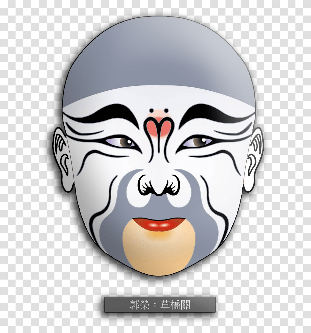Opera Stage Clipart Peking Opera Mask Silver, Head, Face, Helmet, Jaw Transparent Png