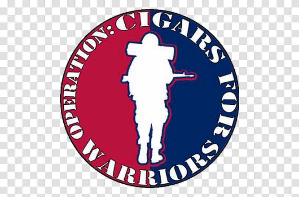 Operation Cigars For Warriors, Logo, Trademark, Badge Transparent Png