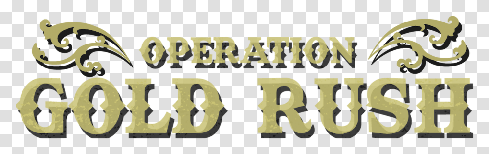 Operation Gold Rush Calligraphy, Number, Alphabet Transparent Png