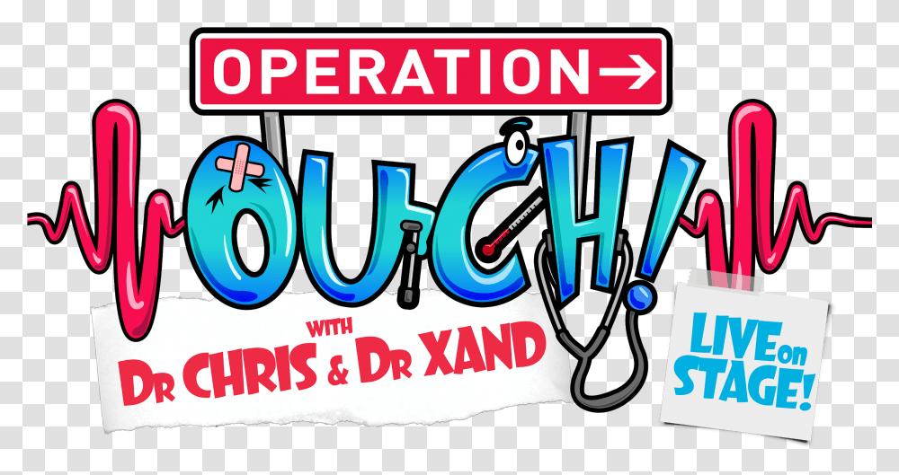 Operation Ouch Live, Word, Label, Advertisement Transparent Png