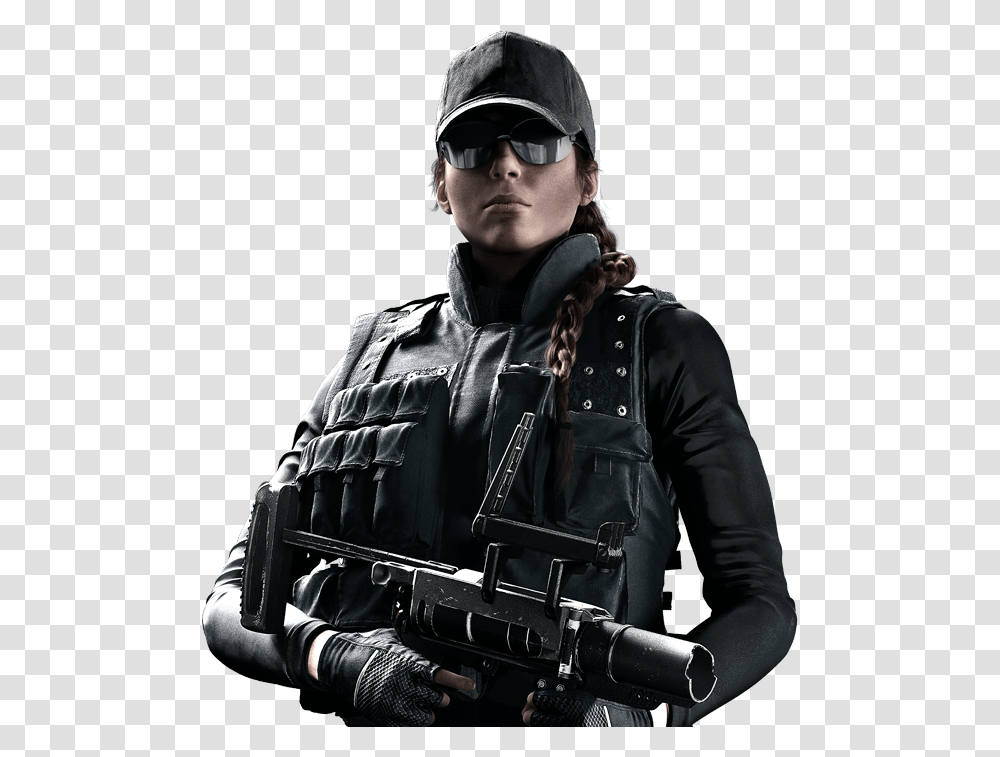 Operator Profile Ash Rainbow Six Siege Woman, Person, Sunglasses, People Transparent Png