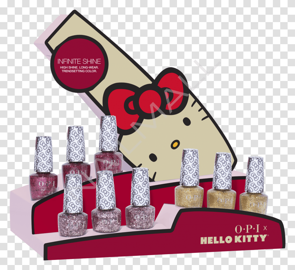 Opi Hello Kitty Holiday 2019, Beverage, Drink, Game, Advertisement Transparent Png
