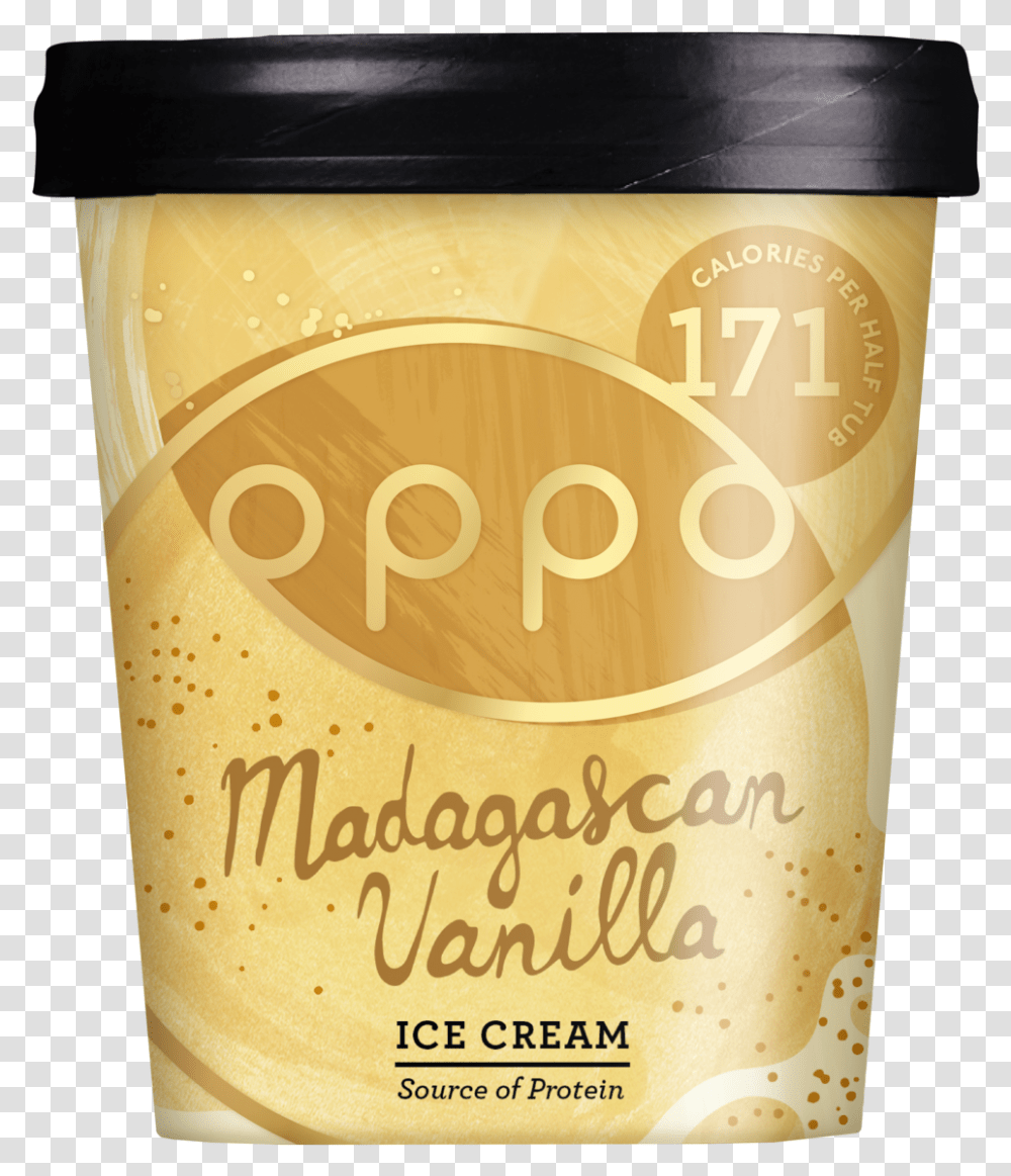 Oppo 475ml Icecream Madagascan Vanilla Peanut Butter, Food, Beer, Alcohol, Beverage Transparent Png