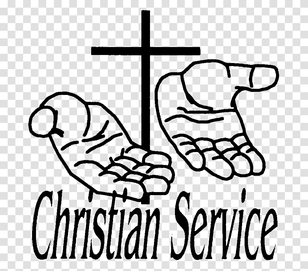 Opportunities To Serve, Hand, Cross Transparent Png