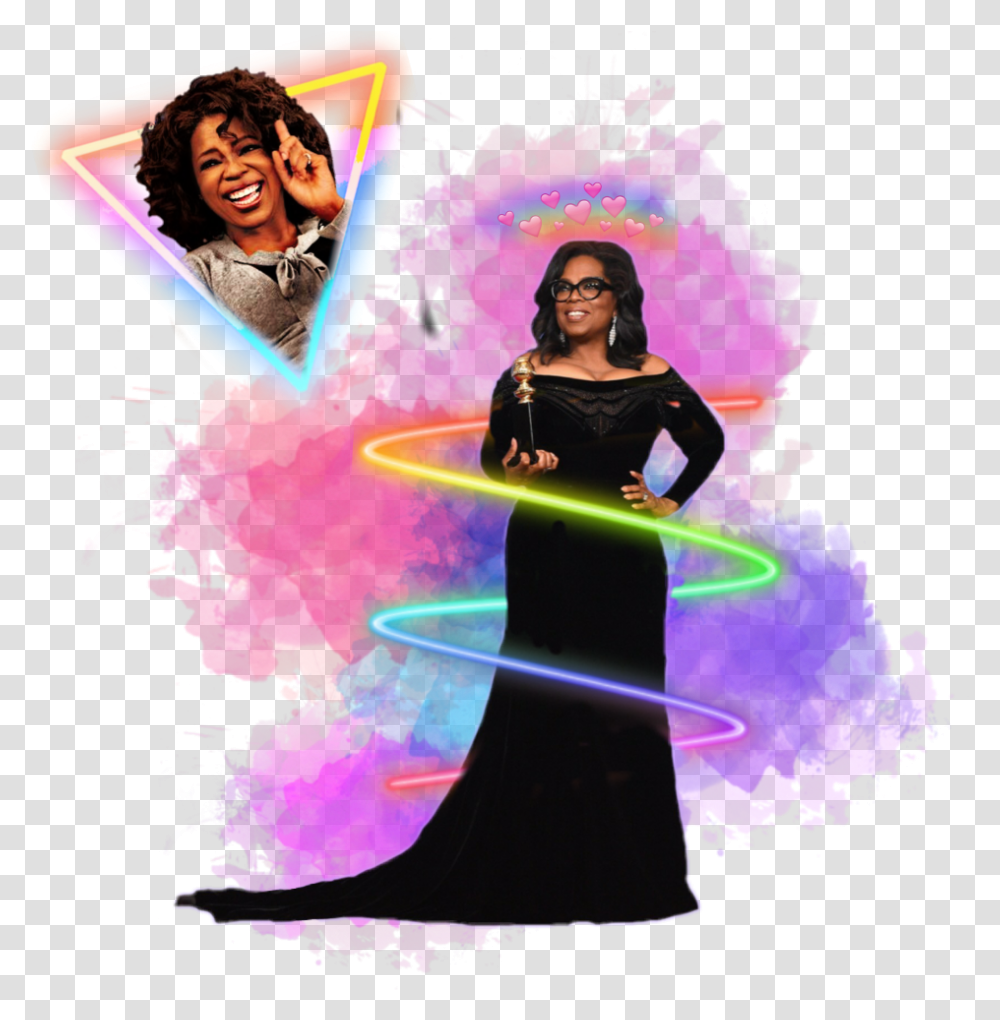 Oprah Illustration, Poster, Advertisement, Person, Human Transparent Png