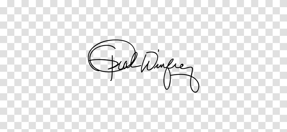 Oprah Winfrey Images, Handwriting, Bow, Signature Transparent Png