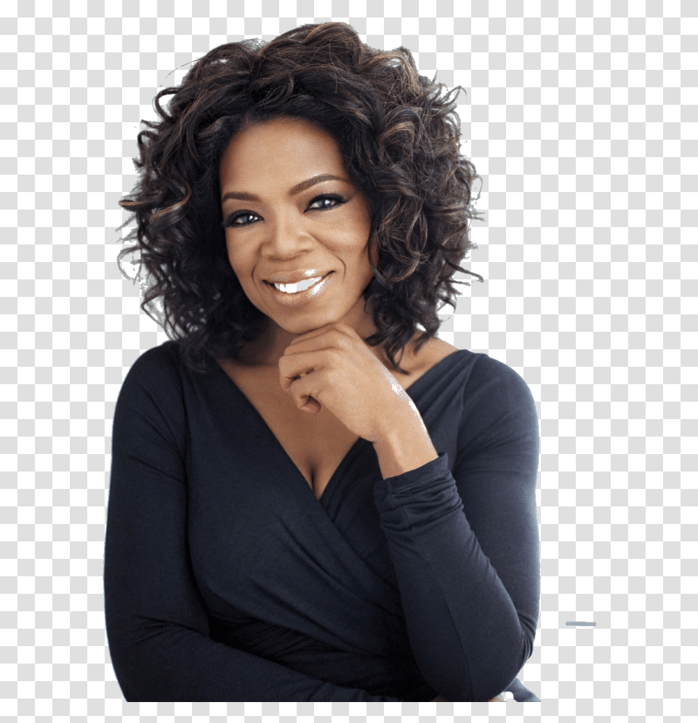 Oprah Winfrey Oprah Winfrey, Face, Person, Female, Long Sleeve Transparent Png