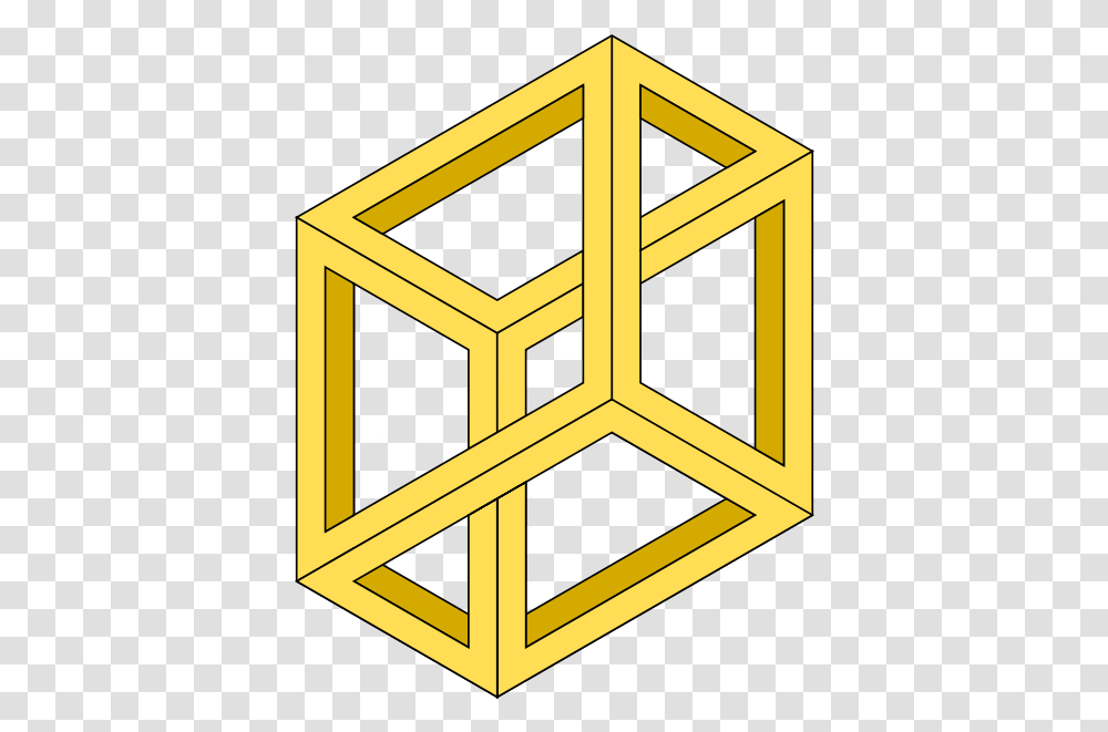 Optical Illusion Of An Impossible Box Vector Graphics Impossible Box, Outdoors, Nature Transparent Png