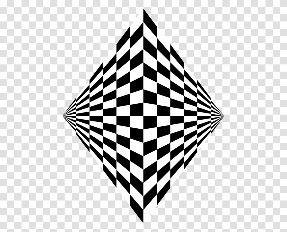 Optical Illusion Optics Op Art, Chess, Game, Triangle, Metropolis Transparent Png