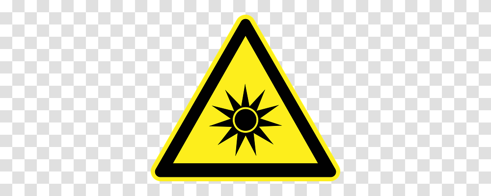 Optical Light Symbol, Triangle, Sign, Star Symbol Transparent Png